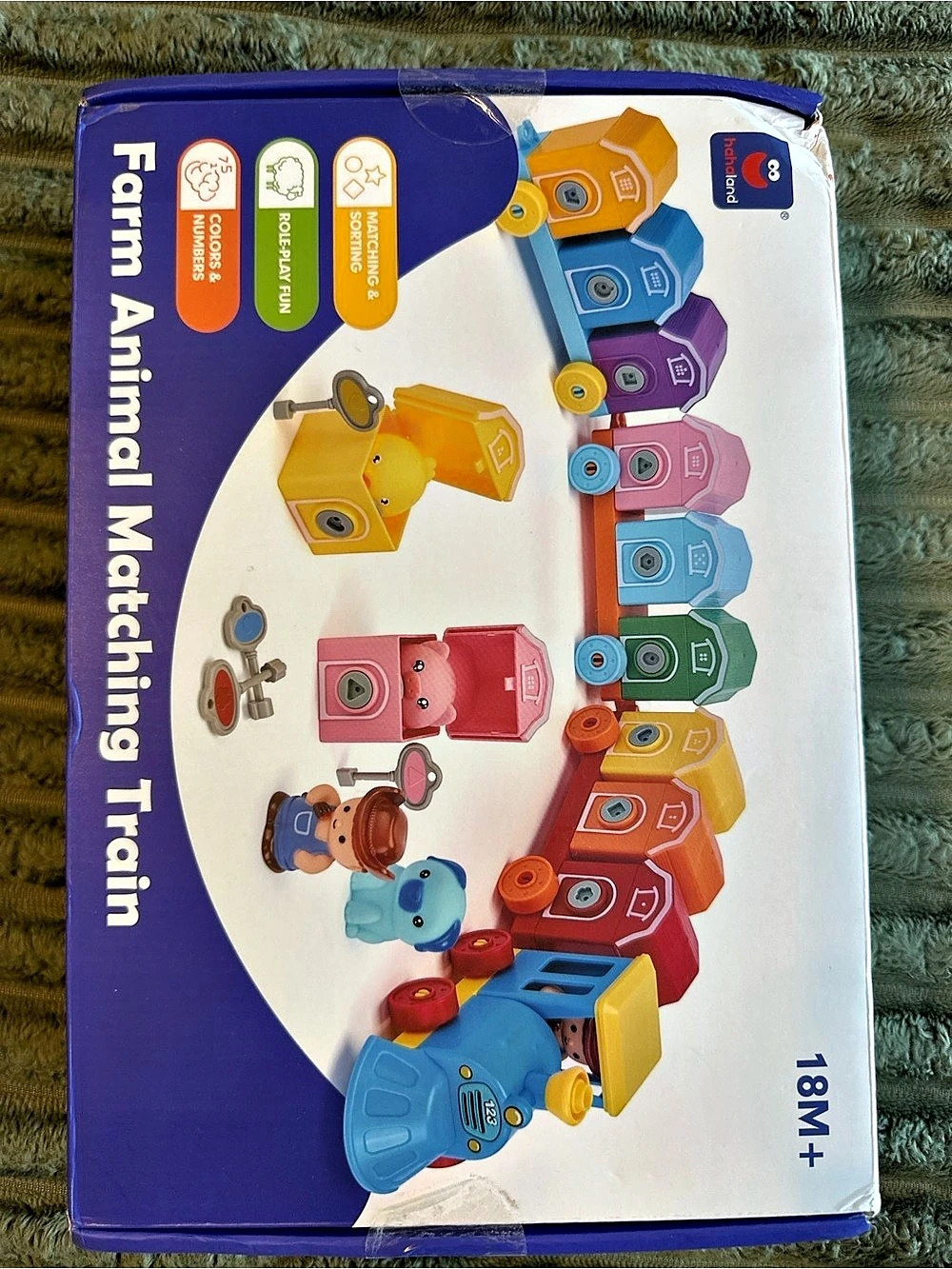 Farm Animal Matching Train Matching Train Toy Set